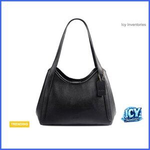 Vegan Leather Hobo Shoulder Bag Medium Tote Purse